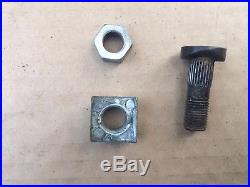 Early Delta Rockwell Fence Rail Bolt, Spacer Nut Vintage 10 Table Saw Unisaw