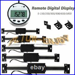 External Remote DRO Display Lathe Magnet Linear Scale 150/200/300/500/600/1000mm