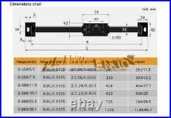 External Remote DRO Display Lathe Magnet Linear Scale 150/200/300/500/600/1000mm