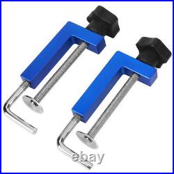 Fence Clamps 2Pcs Universal Multifunctional Fixing Tools 3.9In Aluminum Alloy
