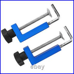 Fence Clamps 2Pcs Universal Multifunctional Fixing Tools 3.9In Aluminum Alloy