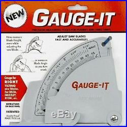 Gauge-It Table Saw Blade Height, Angle & Fence Gauge