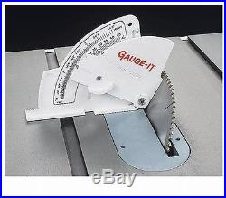 Gauge-It Table Saw Blade Height, Angle & Fence gauge 4 Delta Grizzly Craftsman