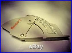 Gauge-It, table saw blade height, angle and fence gauge 55-P