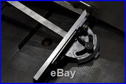 Inca Universal table saw miter gauge, fence, 2 extension tables