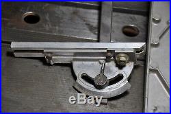 Inca Universal table saw miter gauge, fence, 2 extension tables