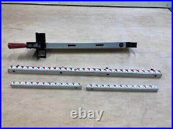 JET model 708315 direct drive table saw rip fence & guide rail
