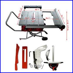 KK 1800W Foldable Stand Bench Table Saw 110V 10 Blade Multipurpose Cutting New