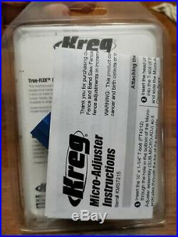 Kreg Jig Precision Micro Adjuster for Band Saw & Router Table Fence KMS7215 New
