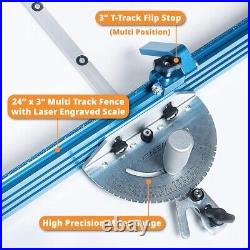 Lightweight Miter Gauge Set with Universal Compatibility for Woodworkers