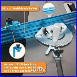 Lightweight Miter Gauge Set with Universal Compatibility for Woodworkers