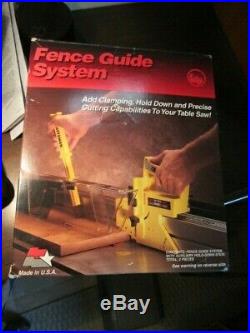 MIB Sears Fence Guide System with Auxillary Hold Down Stick