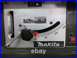 Makita 2708 table saw with fence, miter gauge-made in Japan