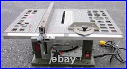 Makita 2708 table saw with fence, miter gauge, wrench-made in Japan
