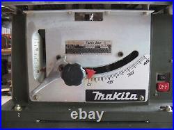 Makita 2708 table saw with stand, fence, miter gauge made in Japan