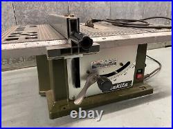 Makita Model 2708 Bench Top Portable Table Saw With Fence & Miter Gauge