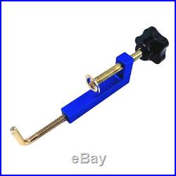 Metal Fence Clamp Woodworking Tools for Table Saws, Router Fences, Blue Color