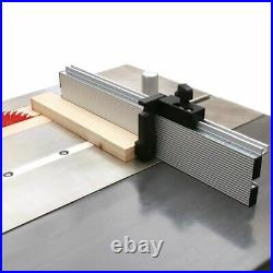Miter Gauge Fence Heightened Table Saw T Track Slot Sliding Stopper Connector