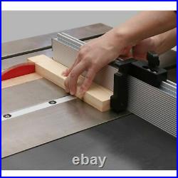 Miter Gauge Fence Heightened Table Saw T Track Slot Sliding Stopper Connector