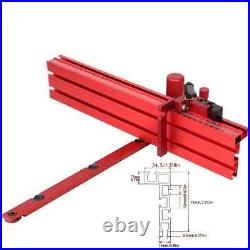 Miter Gauge Fence Set Aluminium Track Sawing Angle Ruler Table Saw Router 400mm