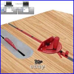 Miter Gauge Fence Set Aluminium Track Sawing Angle Ruler Table Saw Router 400mm