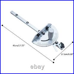 Miter Gauge Strengthen Aluminium Fence withTrack Stop Table Router