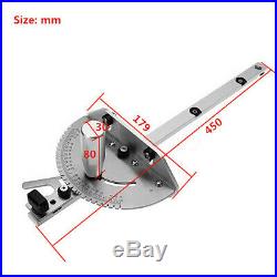 Miter Gauge Table Saw Router 27 Angle Miter Gauge Guide Aluminium Fence Tool