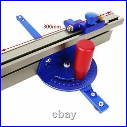 Miter Gauge Table Saw Router Stop Track Aluminum Profile Fence Sawing Ruler Tool