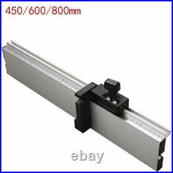 Miter Gauge Table Saw Router T-Track Brackets 450/600/800mm Fence Angle Guides