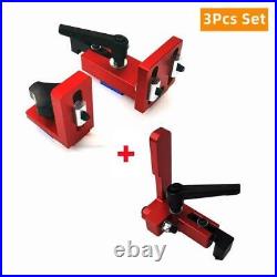 Multi T-slot Miter Track Aluminum Durable Saw Woodworking Router Table Fence Kit
