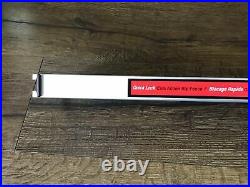 NOS NEW Craftsman 10 137 Series Table Saw Aluminum Rip Fence Free Ship