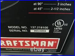 NOS NEW Craftsman 10 137 Series Table Saw Aluminum Rip Fence Free Ship