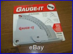 New Gauge-It Table Saw Blade Height Angle & Fence Gauge Delta Grizzly Craftsman