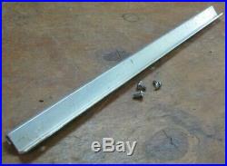 Older Craftsman 103. Table saw genuine parts aluminum fence rail 17 in