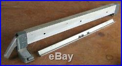 Older Craftsman 103. Table saw genuine parts fence with aluminum rail