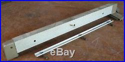 Older Craftsman 103. Table saw genuine parts fence with aluminum rail (17 in.)