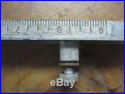 Older Craftsman 10 Table Saw Parts Micro-Adjust Fence Rail, 24-in
