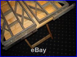 Pair of 10 x 27 cST ALUMINUM TABLE SAW EXTENTIONS WITH FENCE RAIL USED