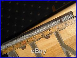 Pair of 10 x 27 cST ALUMINUM TABLE SAW EXTENTIONS WITH FENCE RAIL USED