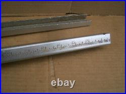 Pair of Rip Fence rails from Vintage Delta Homecraft table saw model 34-500