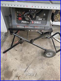 Porter Cable 10 Table Saw Rip Fence For Very Good Condition pCB220TS #1