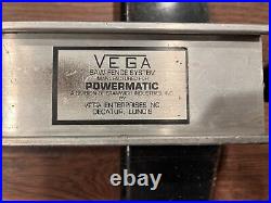 Powermatic 63 Table Saw RIP FENCE ONLY labeled as Vega Rip Fence System