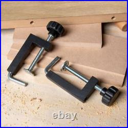 Powertec Clamp Universal Fence For Table Saw Router Table Clamping Square 6-Pack
