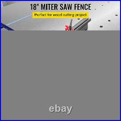 Precision Miter Gauge Fence System Woodworking Tools DIY Accessiories For Table