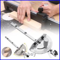 Precision Miter Gauge and Aluminum Miter Fence Woodworking Tools ` X7E3