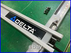 READ Delta Table Saw T-Square Rip Fence & Guide Rails 27 deep cast iron top