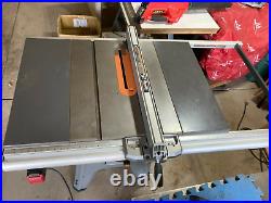 READ Ridgid 24/16 Table Saw Aluminum RIP FENCE & RAILS ONLY