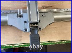 Ridgid 36/12 Table Saw Aluminum RIP FENCE SYSTEM WITH RAILS