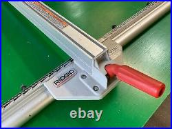 Ridgid Table Saw Aluminum Fence Align-A-Rip Style 24 right 12 left 24/12