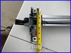 Ridgid table saw fence view measurements model of saw is unknown